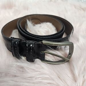 Joseph Abboud Black Leather Bag